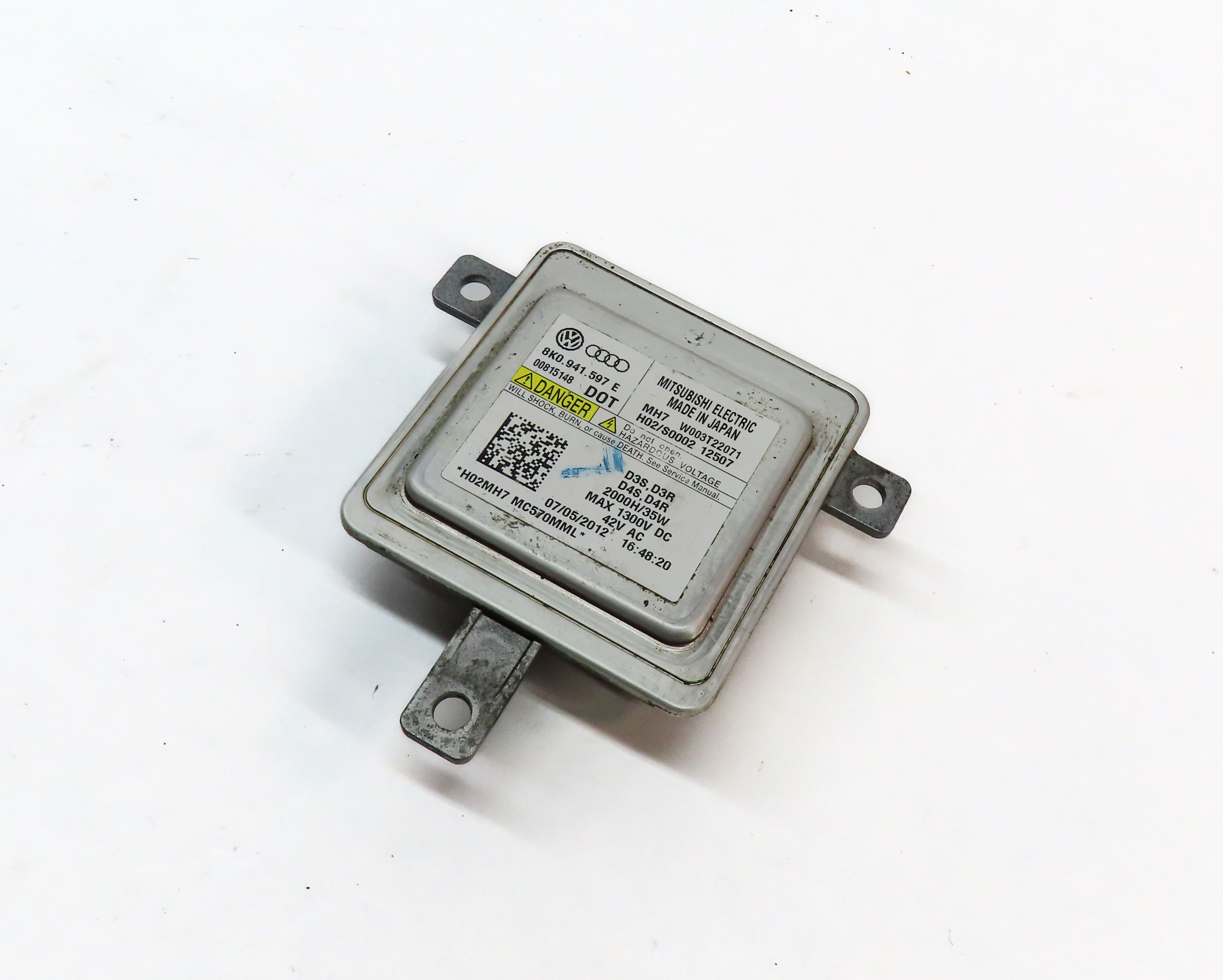 2013 AUDI A6 (C7 4G) FRONT LEFT DRIVER XENON HEADLIGHT LAMP BALLAST MODULE — exact item pictured